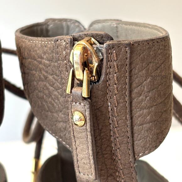 Authentic Louis Vuitton Corfu Women's Leather Gladiator Lace Up Sandals US Sz 5 - Picture 10 of 15